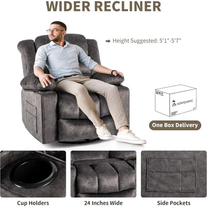 recliner chair rocker modern ergonomic lounge 360 degree swivel single sofa seat living room lounge recliners on clearance foam