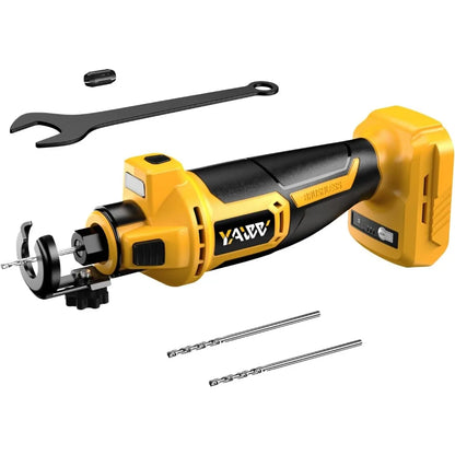 Wireless Drywall Cut-Out Tool with 3-Speed Adjustable Brushless Rotary Saw, Up to 30000 RPM, Compact Spiral Design for 20V Batte