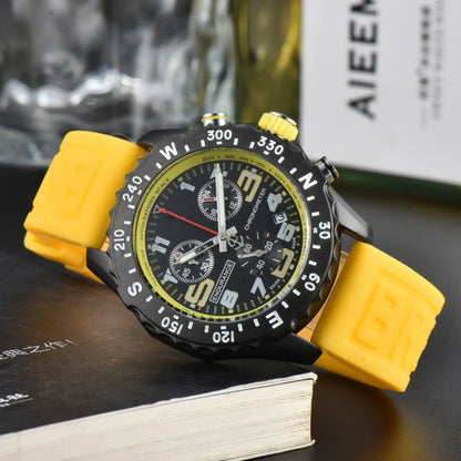 Men's Luxury Business Chronograph Watch - Multi-Function Quartz, Durable Date AAA+ Quality, Professional Style