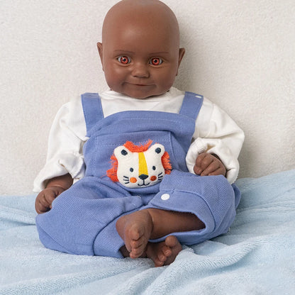 18.5-inch (approximately 47.0 cm) simulation full silicone baby doll, lifelike reincarnation doll, toy and collectible version