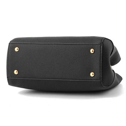 Women Messenger Bags With Flower Pendant Office Ladies Fashion Totes Pure Handbag For Female New Crossbody Shoulder Bags