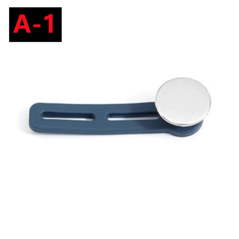New 10/5/1PC Metal Button Extender For Pants Jeans Free Sewing Adjustable Retractable Waist Extenders Button Waistband Expander