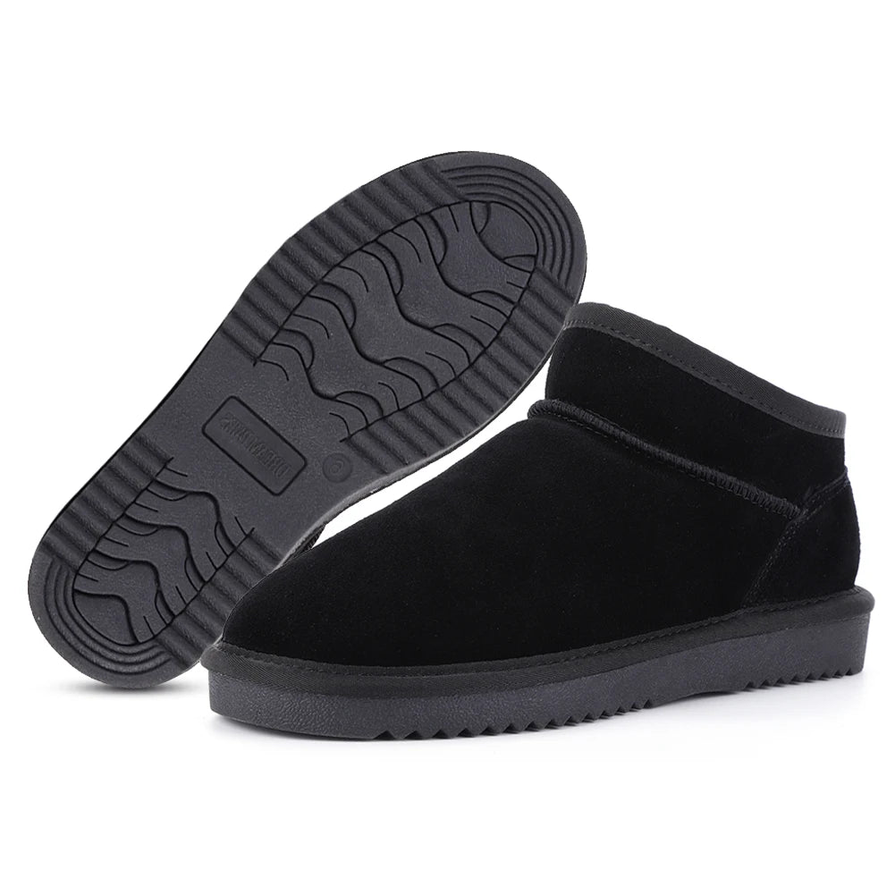 Women Snow Boots Warm Winter Booties Anti-Slip Comfort Ankle Boots Water Resistant Thermal Plush Boots for Outdoor Sports