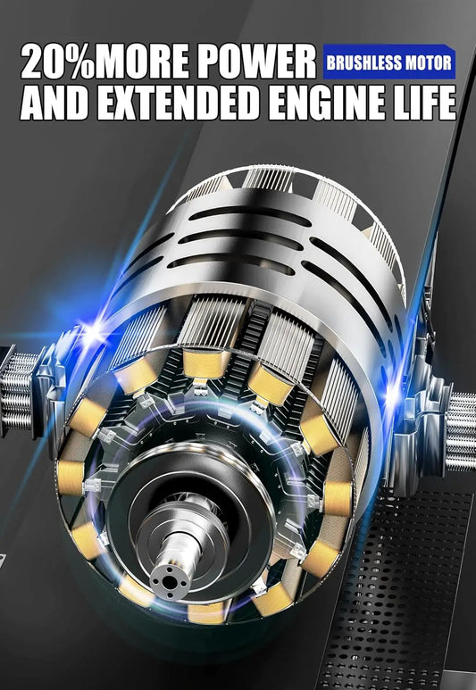 ZZM  Snow Blower Cordless 40V Electric Brushless with LED 2Pcs 40V 4.0Ah Battery Longer Running Time for Wet Snow and Heavy Snow