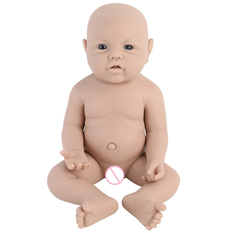 IVITA Silicone Reborn Baby Doll Unpainted Realistic Lifelike Girl Toy for Children Wholesale Lifelike Bebe Dolls