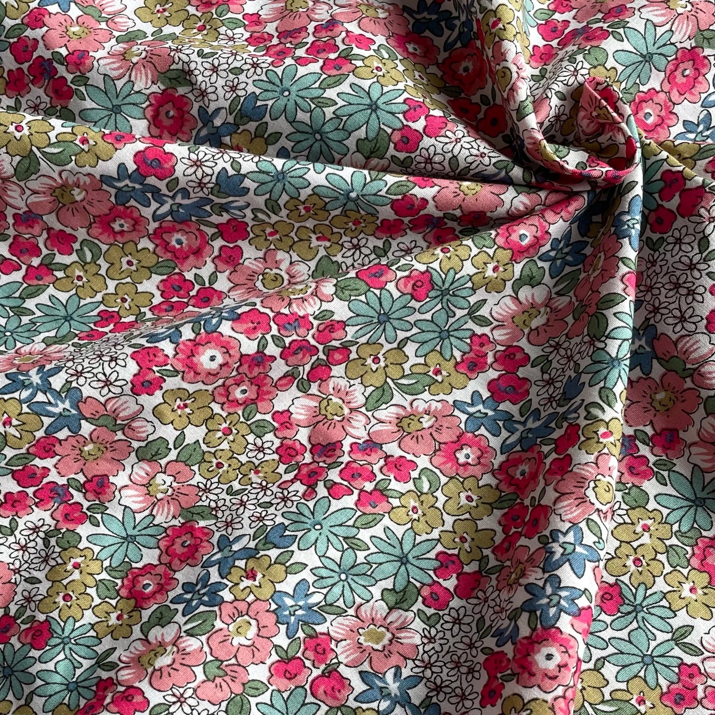 145x50cm New Floral 100% Cotton 40S Like Liberty Fabric Digital Printing For Sewing Cloth Dresses Skirt Kids Designer Handmade