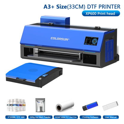 Colorsun A4/A3 DTF Printer Impressora T-Shirt Printing Machine A3/A4 DTF Printers For T-Shirt Hoodies Cloth all Fabric