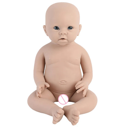 Authentic 100% Silicone Unpainted Reborn Baby Dolls Shipped from USA Warehouse Wholesale Realistic Baby Dolls for Kids Bebe Toys