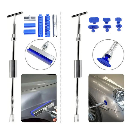 Paintless Dent Repair Kit, Car Dent Puller Kit with Slide Hammer T-Bar Removal Tools Car Body, for Hail Damage Door Ding Fridge