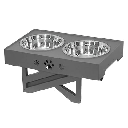 Stainless Steel Elevated Dog Bowl Non-Slip and No Spill Design Bowl Pet Supplies Suitable for Promote Healthy Digestion Xuan-US