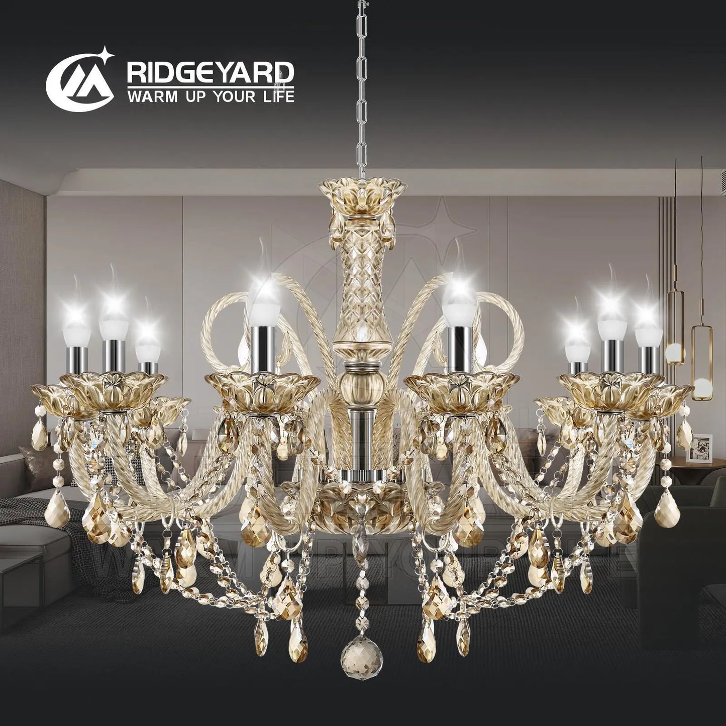 4/6/8/10/15 arms Lights Crystal Chandelier Pendant Ceiling Light Chandelier Lamp Living room light Vintage Home Lighting Indoor