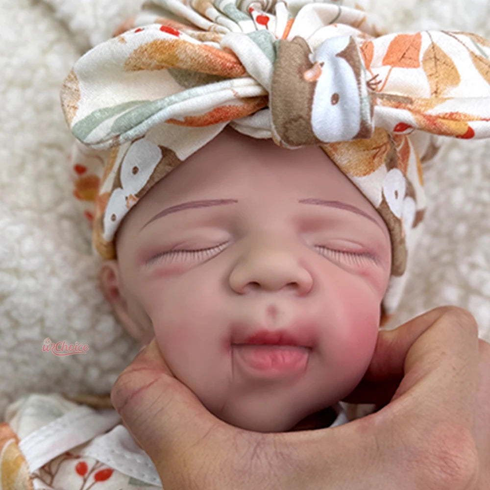 Handmade 19Inch Pascale Platinum Silicone Reborn Baby Boy Unpainted & Painted Washable Doll Gift for Doll Lovers Collector