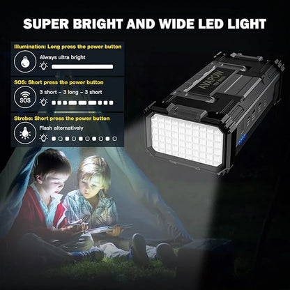 AVAPOW 6000A Car Battery Jump Starter Powerful Car Jump Starter with Dual USB Quick Charge and DC Output,Built-in LED  Light