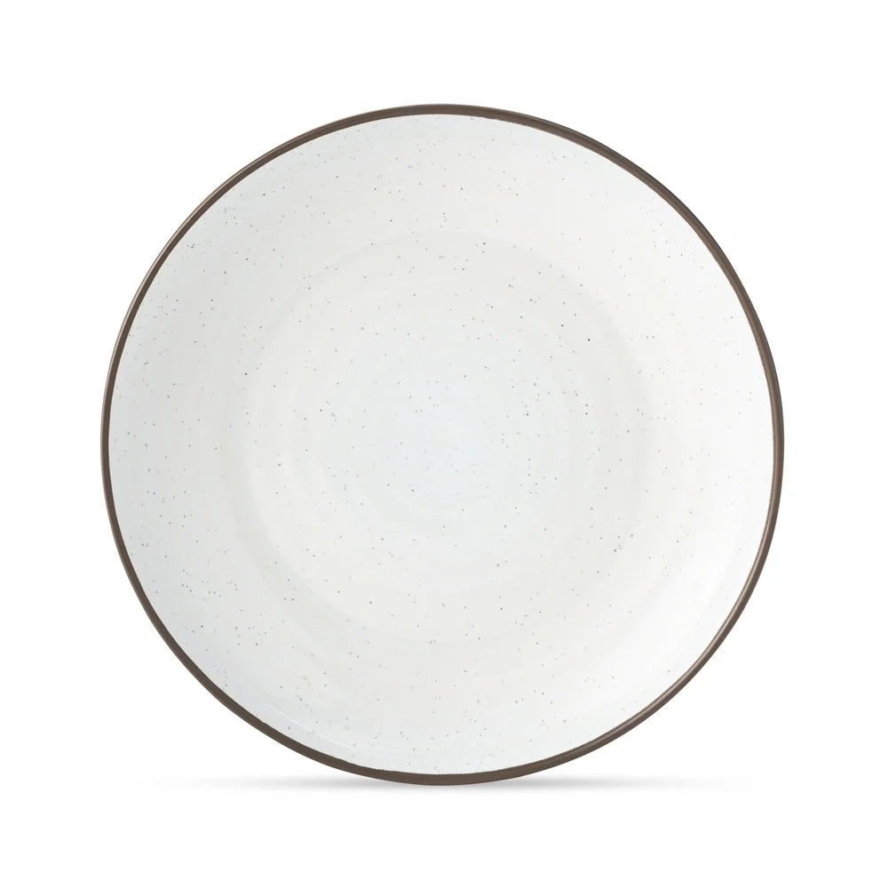 Ceramic Salad Plate Rustic Round Dinnerware Dishwasher Microwave Safe Serving Plate Perfect Appetizers Side Dishes Kitchen Table