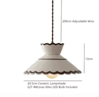 2025  New Style Nordic Modern LED Pendant Lights Fixtures 4W Bedroom Dinning Living Room Ceramic Beside Lamp Hanglamp