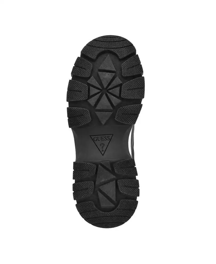 GUESS | Women's Bisun Lugged Rubber Sole Lace Up Platform Sneakers