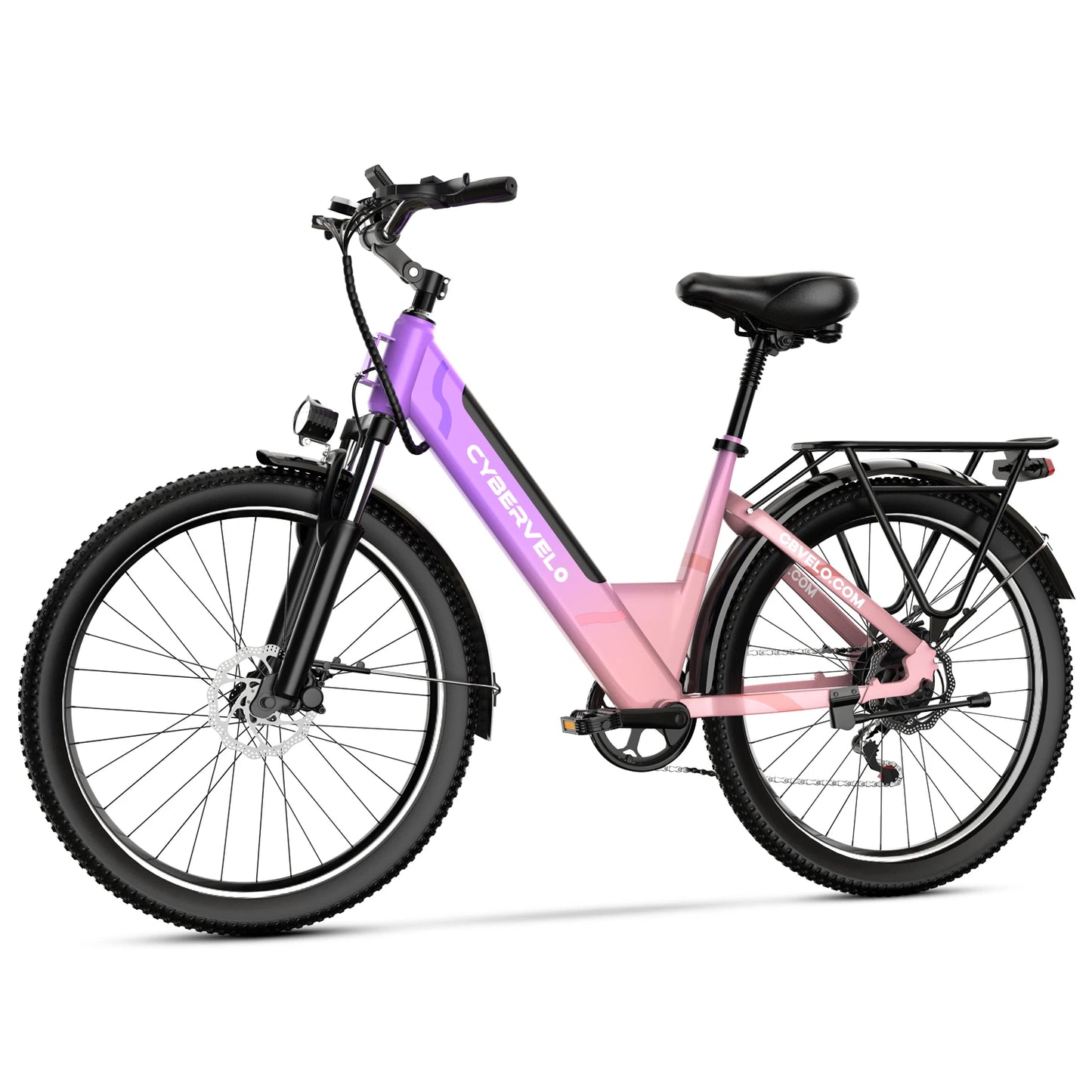 26" Electric E Bike with 7-Speed,1000 Peak Electric Bike for Adults,up 80 Miles Removable Battery Ebike, Adult Electric Bicycles