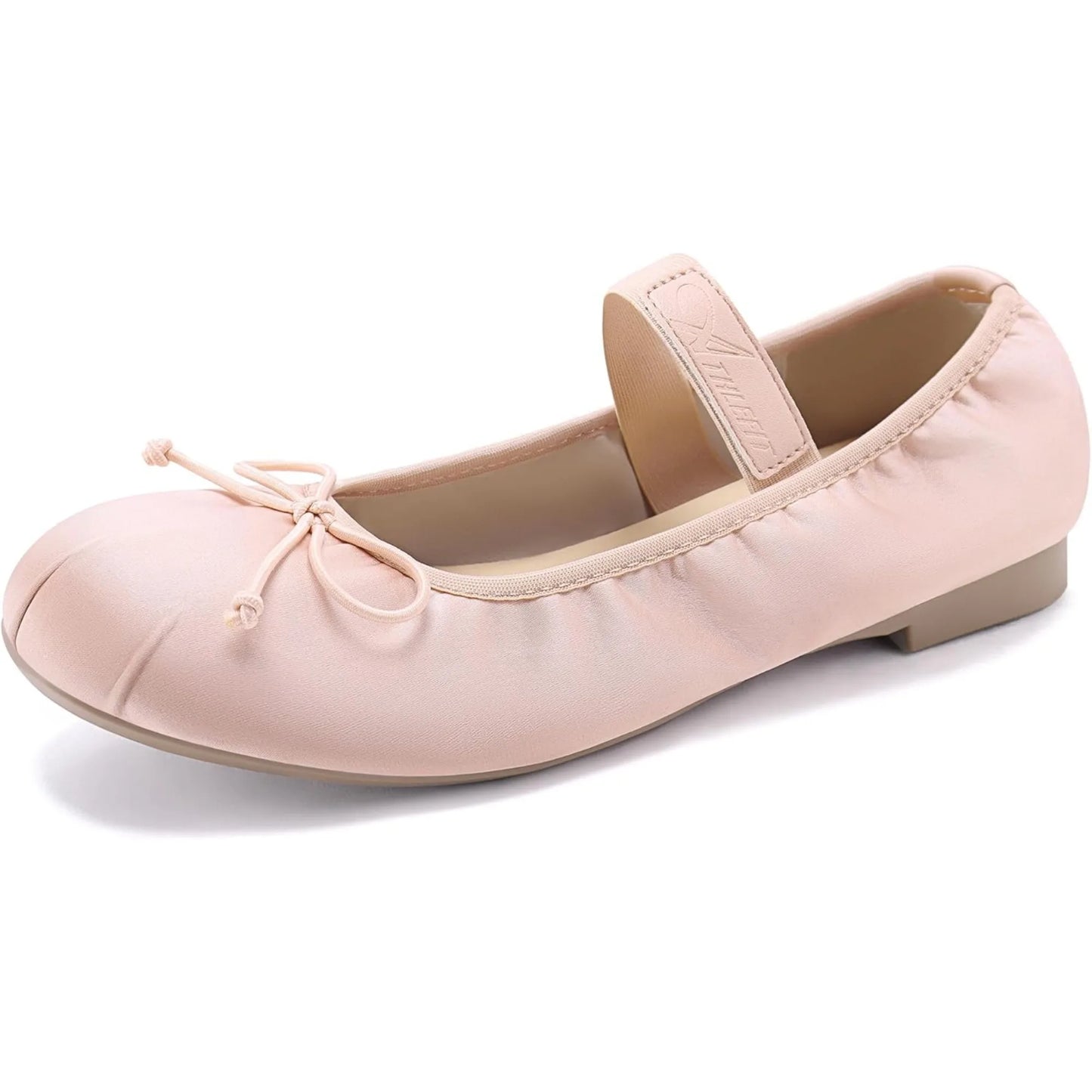 Ballet Flats Shoes for Women Mary Jane Flats Bow Dressy Comfortable Round Toe Slip On Ballerina Flat Shoes