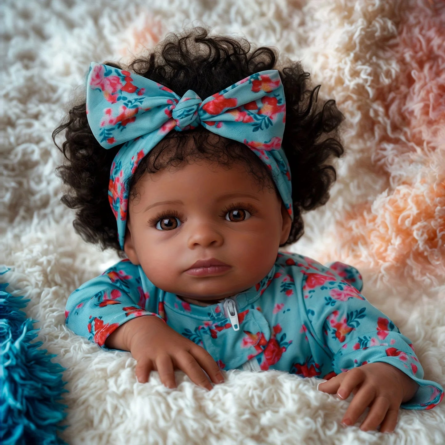 1PC Reborn Doll 20 "beautiful realistic cloth body doll, suitable for children over 3 years old, birthday gifts,
