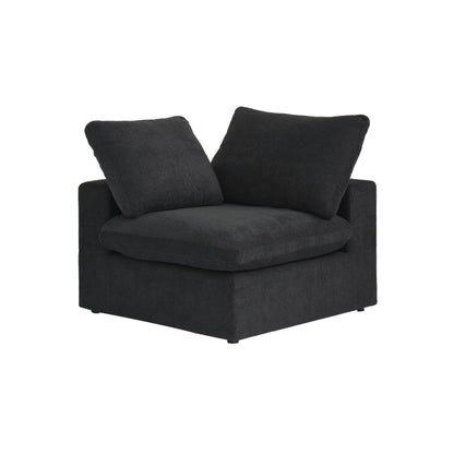 Cloud Modular Sectional Sofa with 2 Storage Ottomans 160.6" Down Filled Comfort U Shaped Sofa Minimalist Wide Deep Seat Couch