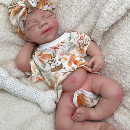 Handmade 19Inch Pascale Platinum Silicone Reborn Baby Boy Unpainted & Painted Washable Doll Gift for Doll Lovers Collector