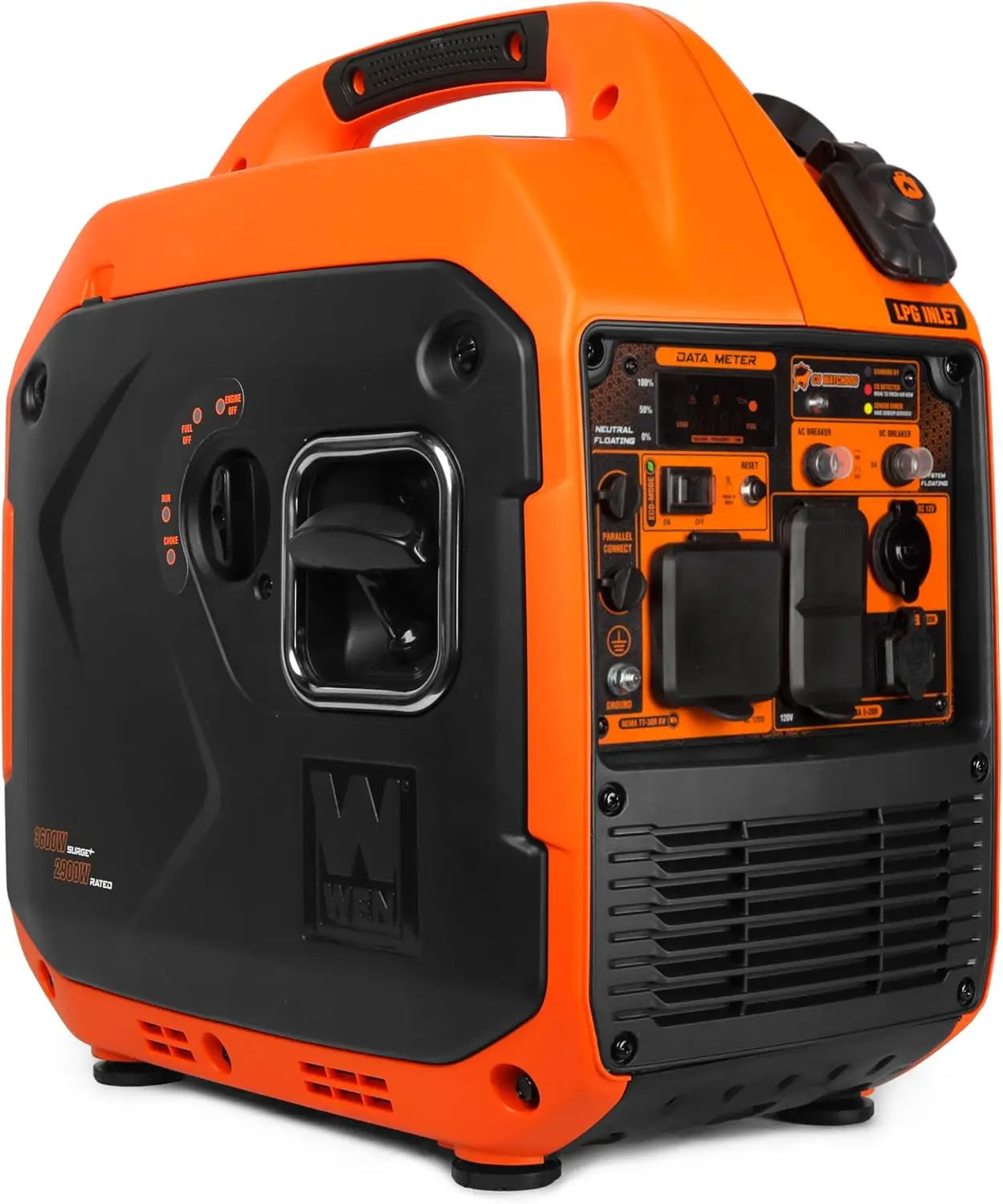 Quiet and Lightweight 3600-Watt Dual Fuel RV-Ready Portable Inverter Generator with Fuel Shut Off and CO Watchdog (DF360iX)