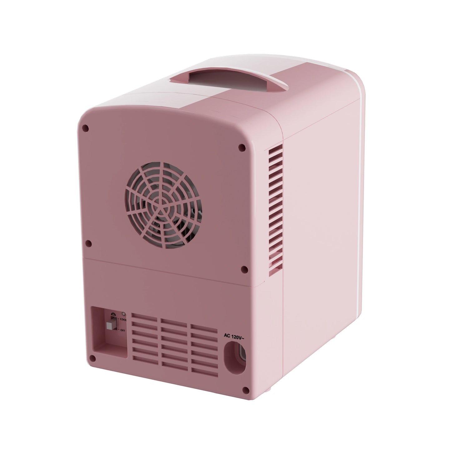 Retro Mini Fridge 4L/6Can Dual-use Low Noise Refrigerator Cooler Makeup Skincare Portable Fridge for Home Dorm Gift