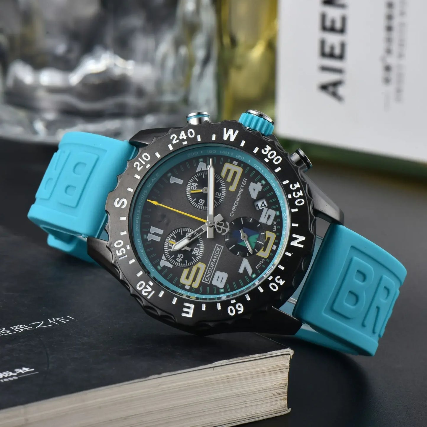 Men's Luxury Business Chronograph Watch - Multi-Function Quartz, Durable Date AAA+ Quality, Professional Style