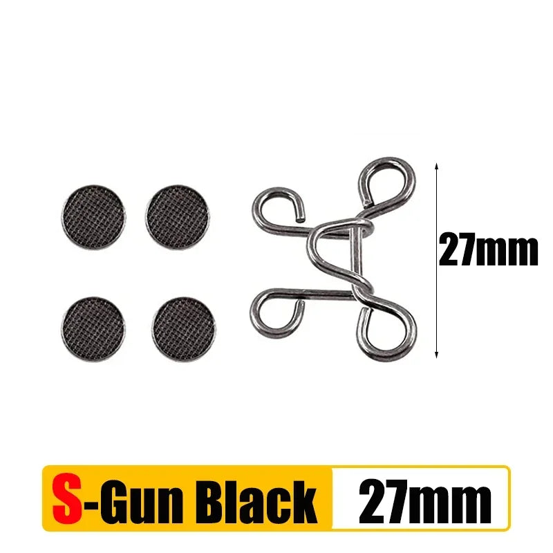 5/1Set Extender Button Adjustable Waist Buckle Set Jean Button Pins Perfect Fit Instant for Tighten Waist Jeans No Sewing Button