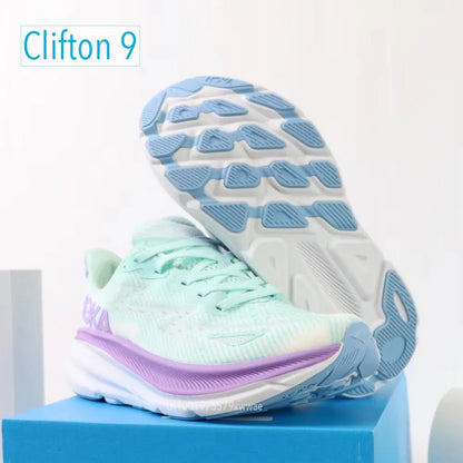 Brand Sneakers Clifton 9 Running Shoes Light Outdoor Sports Trainers Lifestyle Shock Absorption Athletic Shoes For Men And Women
