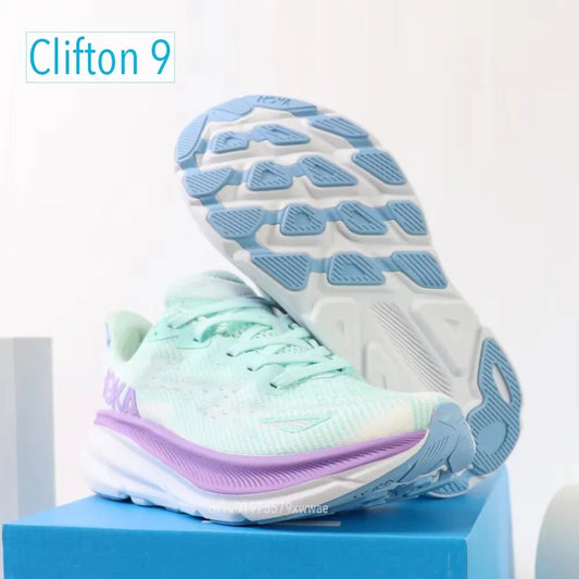 Brand Sneakers Clifton 9 Running Shoes Light Outdoor Sports Trainers Lifestyle Shock Absorption Athletic Shoes For Men And Women