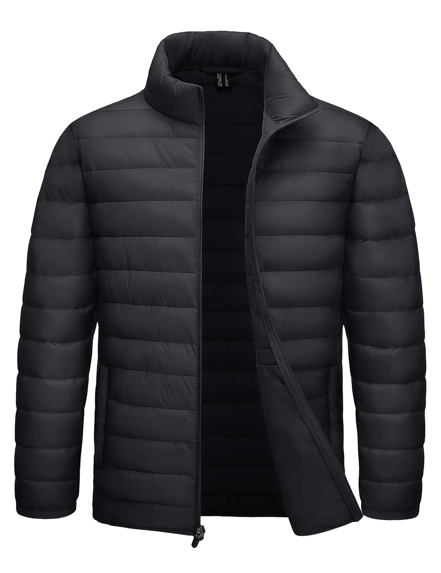 Men's Puffer Jacket Lightweight Warm Winter Coats Water Repellent Windproof Insulated Jacket