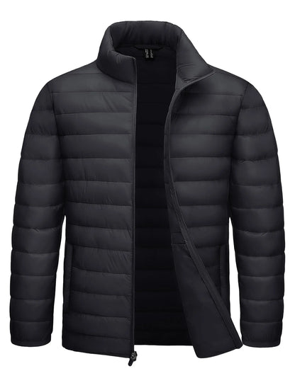 Men's Puffer Jacket Lightweight Warm Winter Coats Water Repellent Windproof Insulated Jacket