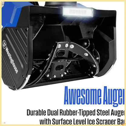 48V Brushless Snow Blower Kit | 18in Steel Auger & LED Light | 25ft Snow Throwing Distance | Snow Joe Compatible