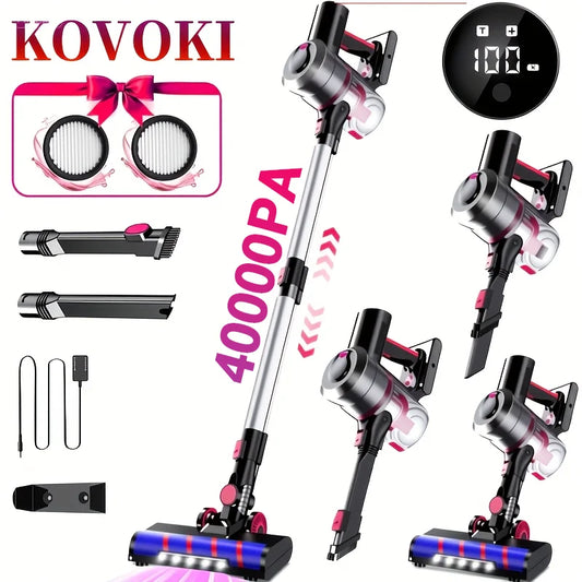 New Powerful Cordless Vacuum Cleaner Convenient Battery Charging V-shaped Anti-tangle