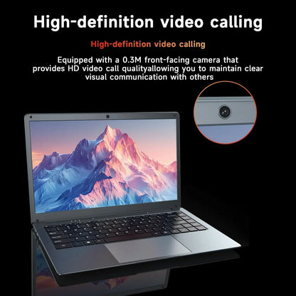 14 Inch Laptop Intel Celeron N3350 6GB RAM 64GB+256GB SSD Windows 10