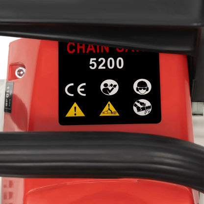 Yiyibyus 22 Inch Gas Chainsaw, 52Cc Chain Saw 2-Stroke Handheld Gasoline Chainsaw, Cutting Job Miter Wood Petrol Sawing for Wood