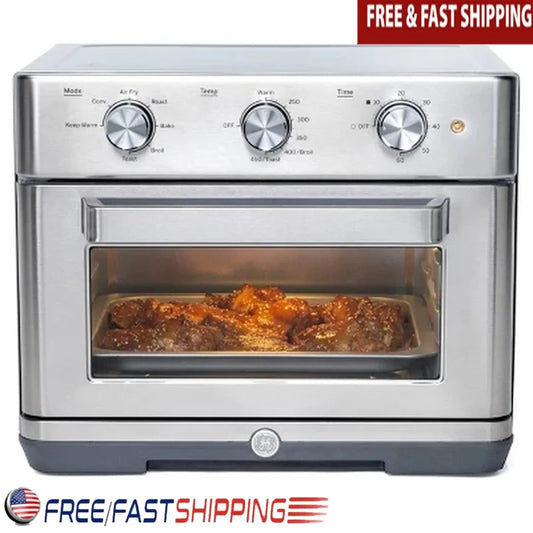 0.5qt 7-in-1 Toaster Oven Air Fryer Multifunction Stainless Steel Fast Preheat Quiet Operation Easy Clean Accessories Cooking