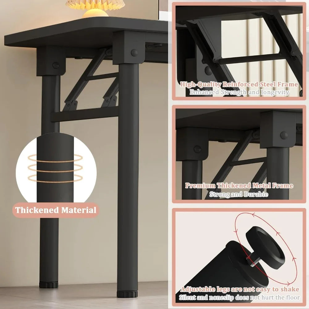 Computer Study No Assembly Required,Writing Computer Space Saving Folding for Home