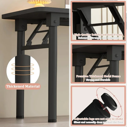 Computer Study No Assembly Required,Writing Computer Space Saving Folding for Home