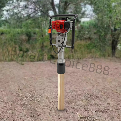 52CC Jack Hammer 2-Stroke 1900W Gas Powered Demolition Concrete Breaker Punch Drill w/Low Noise & High Impact for Chipping