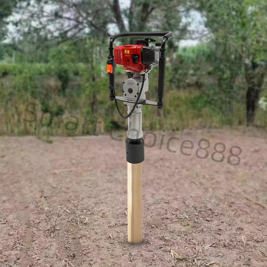 52CC Jack Hammer 2-Stroke 1900W Gas Powered Demolition Concrete Breaker Punch Drill w/Low Noise & High Impact for Chipping