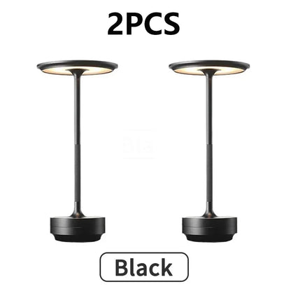 2PCS Rechargeable Wireless Table Lamp for Bedroom, Rechargeable, Touch Lamp, Camping Candle, Creative, USB-C, Desk Lamp
