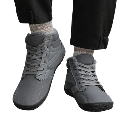 Winter Snow Boots Cold-Proof Trekking Shoes Waterproof Wide Toe Box Ankle Booties Lightweight Walking Boots for Outdoor Travel