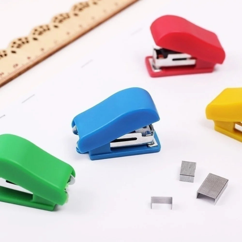 STONEGO Mini Stapler Set Portable Small Gift Stapler Lovely Office Supplies