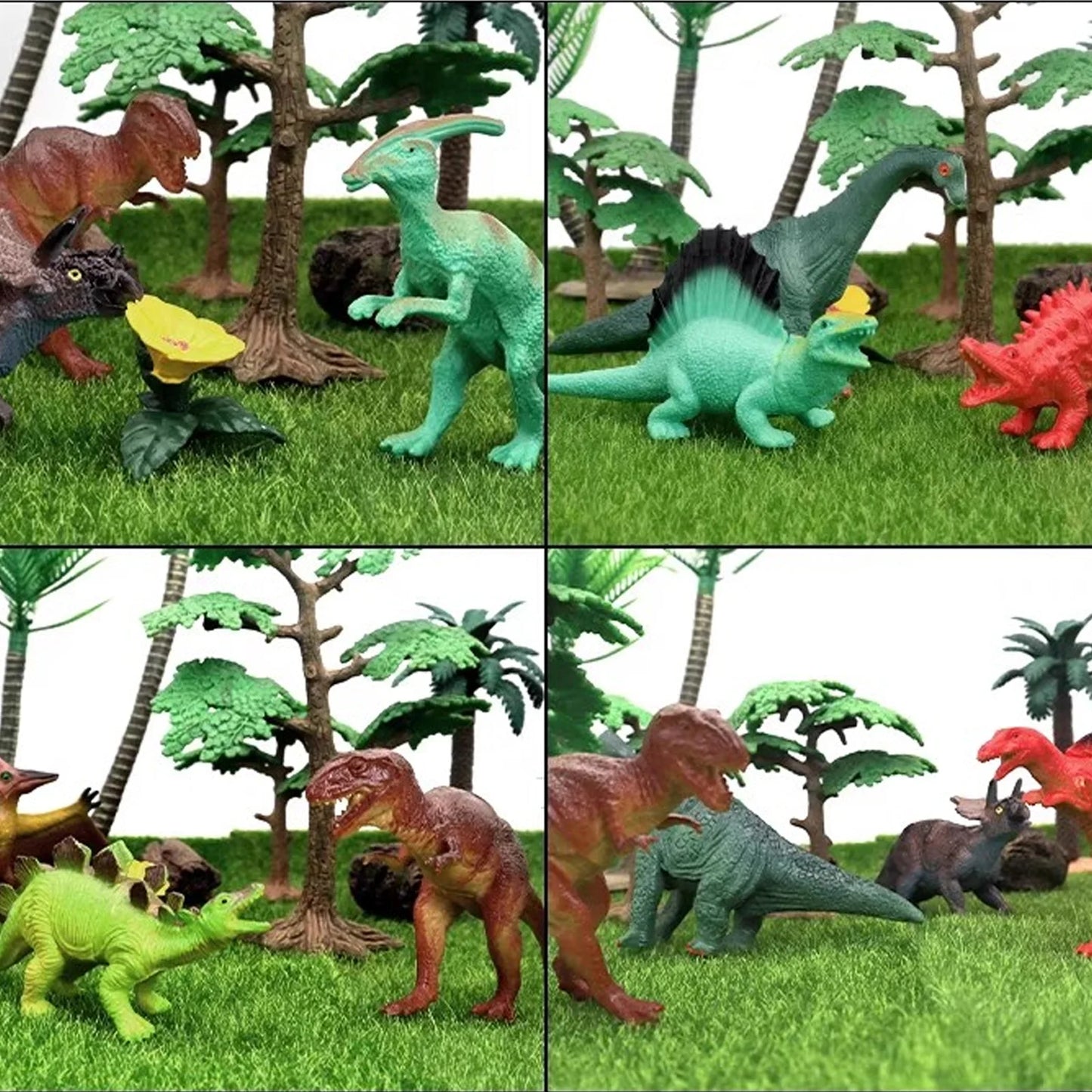 Bucket children's simulated animal model dinosaur boy and girl early education cognitive toy