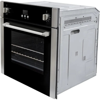 Magic Chef 24-Inch Built-In Electric Single Wall Oven, Stainless Steel, 2.2 Cu. Ft. - Kitchen Appliance with Programmable