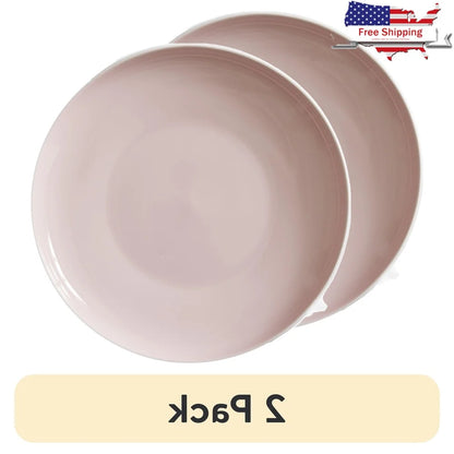 (2 pack  Blush Vivian Stoneware Dinner Plate
