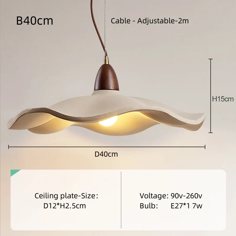 Japanese Homestay Restaurant Lamp Nordic Cream Style Modern Art Medieval Vintage Lamps Wabi-Sabi Chandelier Bedroom Bedside Lamp