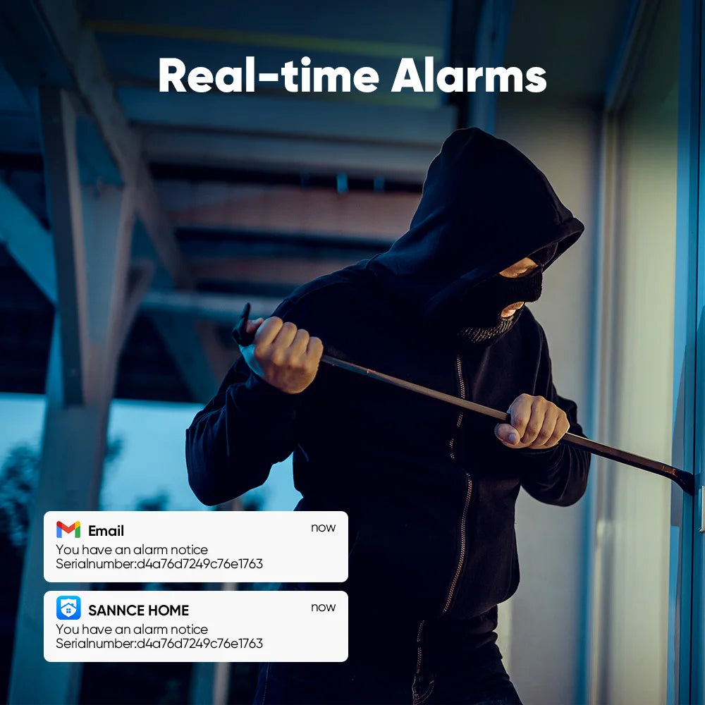 SANNCE 1080P Security Camera System 8CH Home Surveillance DVR Outdoor CCTV Camera with 100ft Night Vision Smart Playback